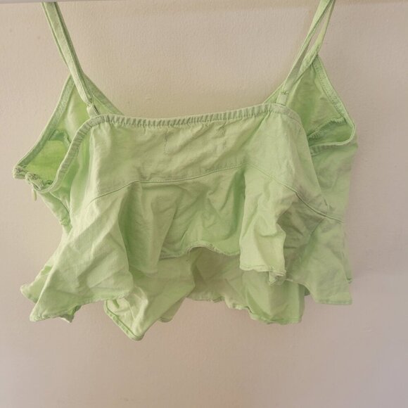 Urban Outfitters Lime Green Crop Top – Size M - Picture 4 of 4